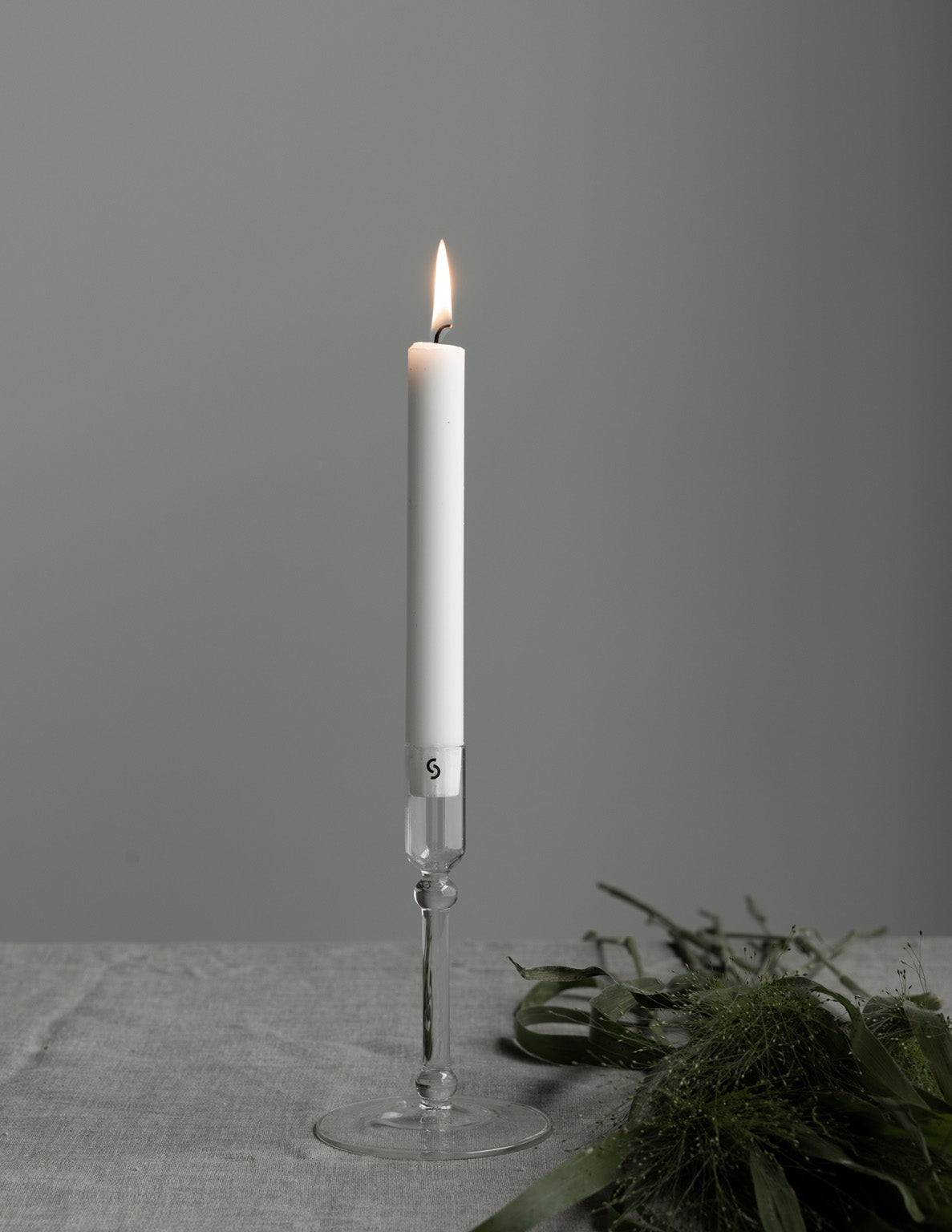 Glass Candlestick / Small