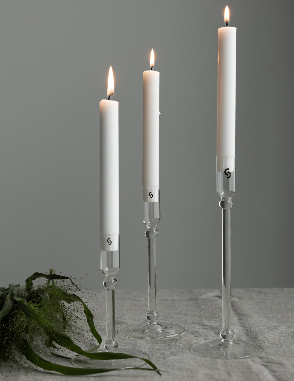 Glass Candlestick / Medium
