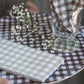 Brown Gingham Tray