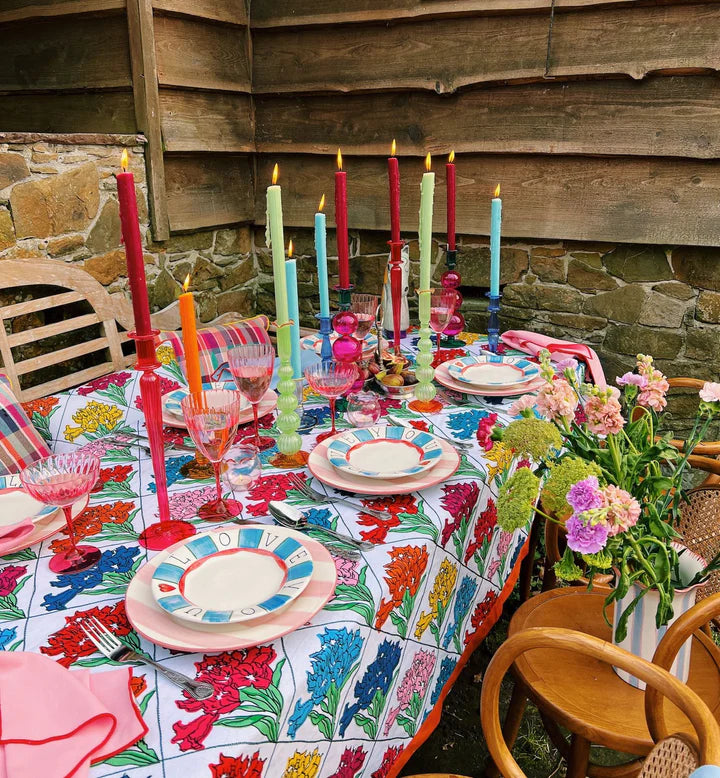 Mallow Bouquet Tablecloth