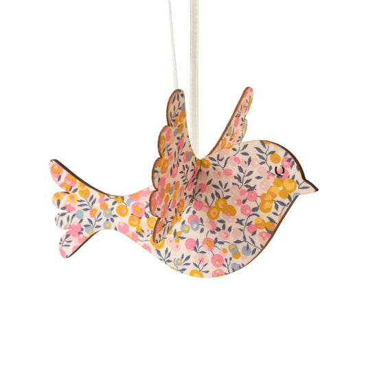 3D Flying Bird Liberty- Wiltshire Bud Pastel