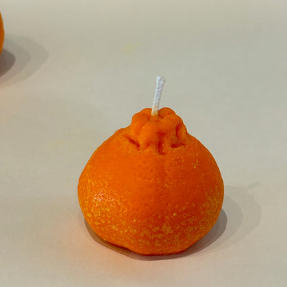 Soy Wax Orange Shaped Scented Candle / Orange