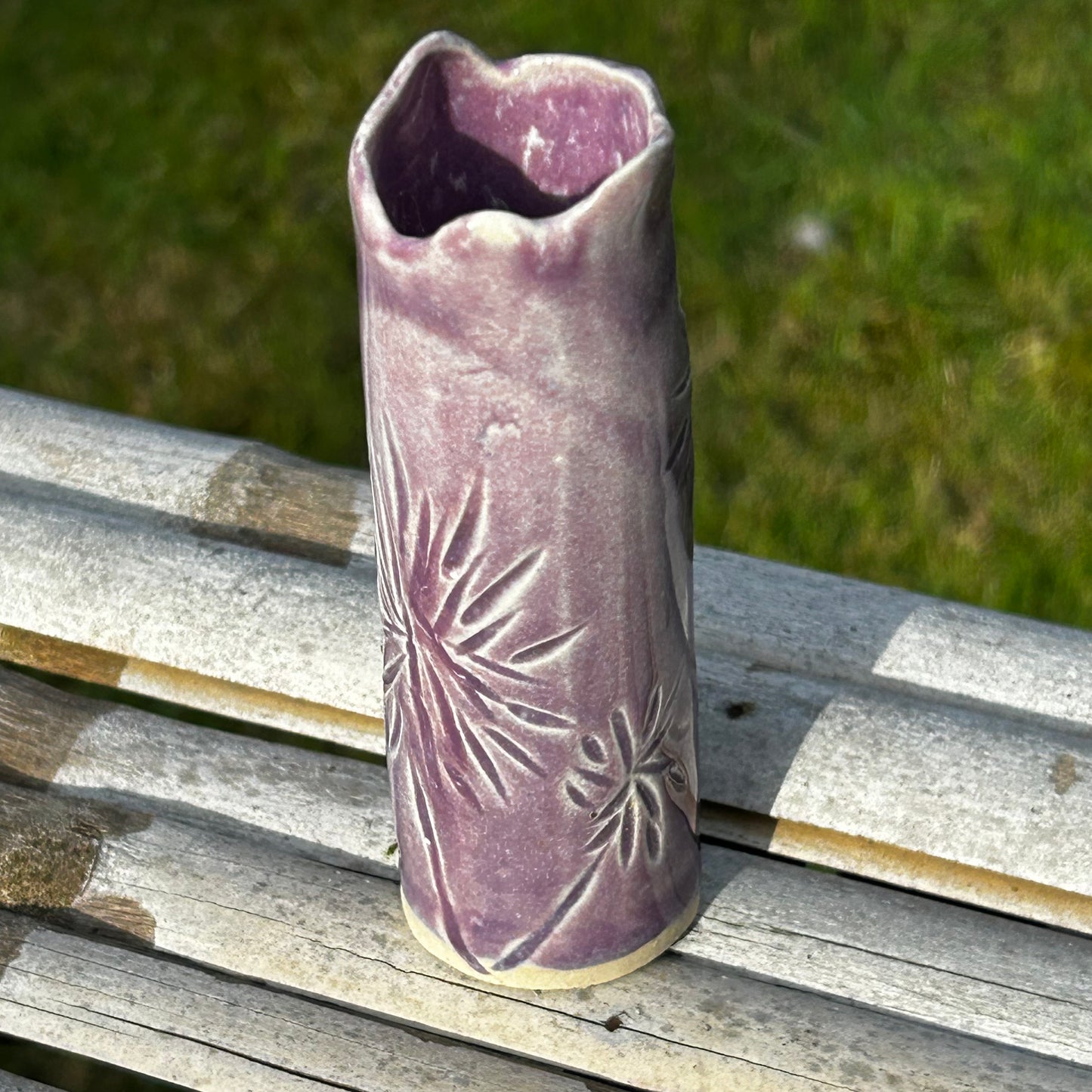 Lavender Slender Bud Vase