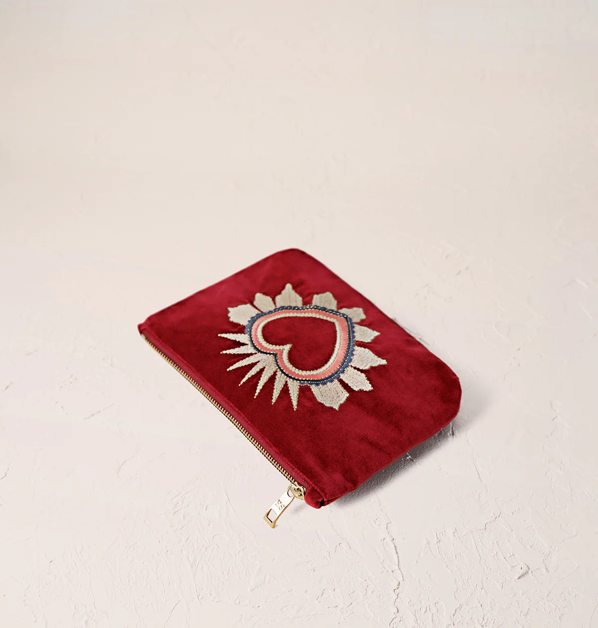 Sacred Heart Mini Pouch Red Velvet
