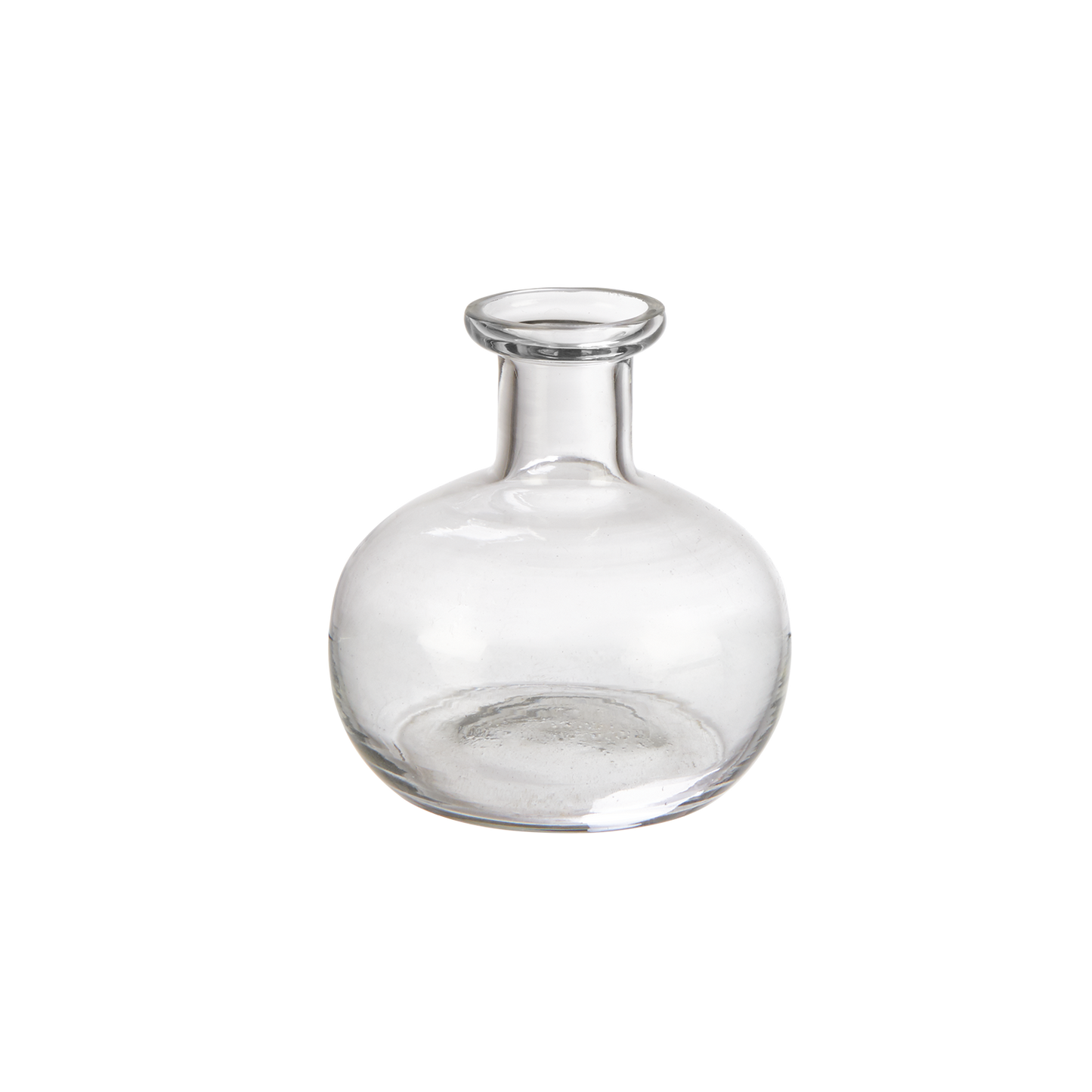 Clear Round Romance Vase