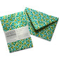 Packet of 10 Envelopes- Kaleidoscope Yellow/Blue