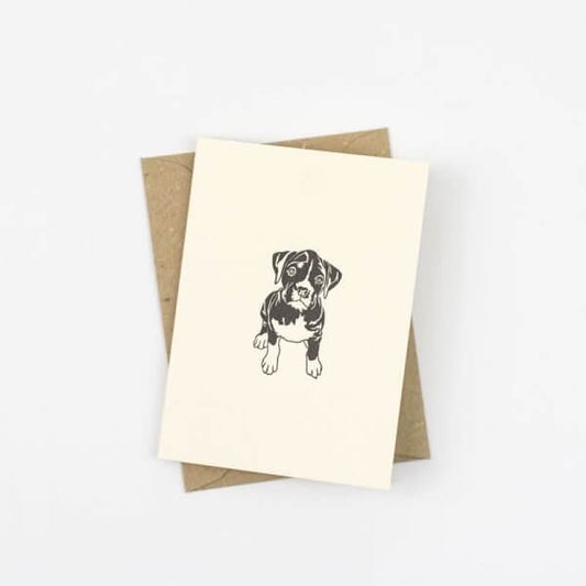 Boxer Puppy Note card
