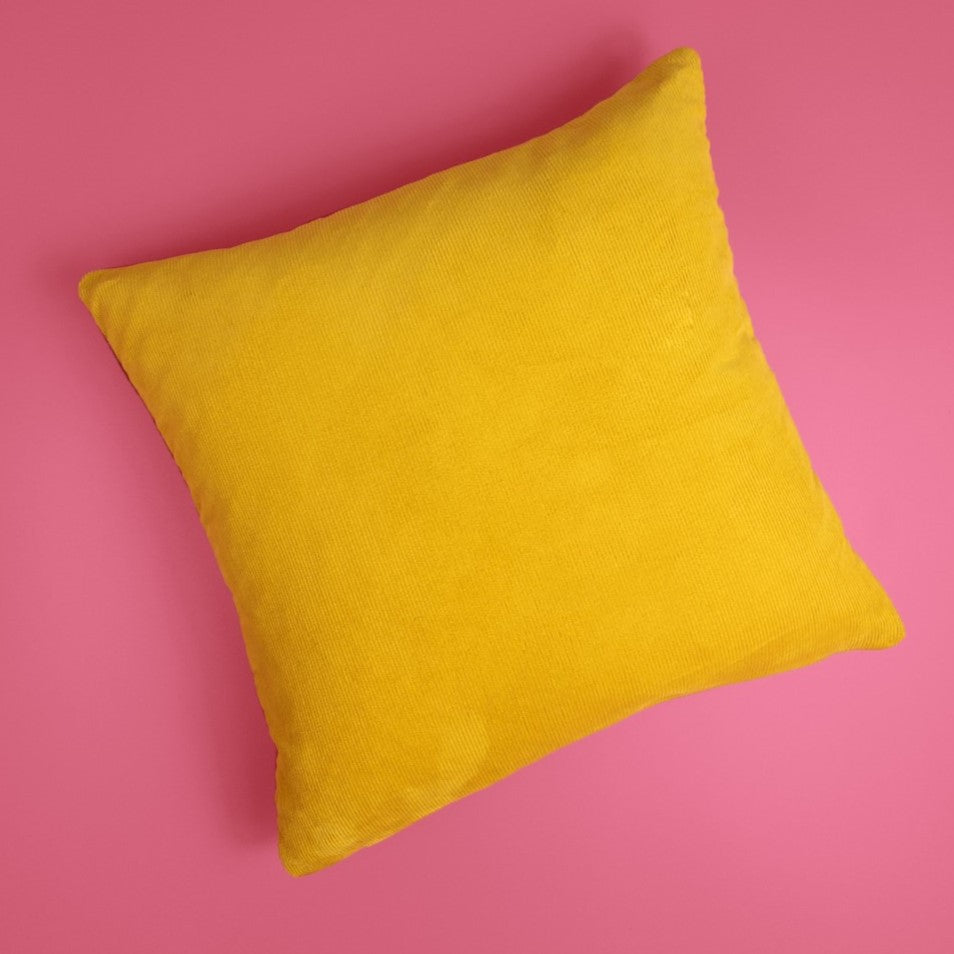 Coronation Cushion Cover- Royal Coat of Arms -Pink