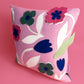 Meadow Bliss Cushion - Dusky Pink