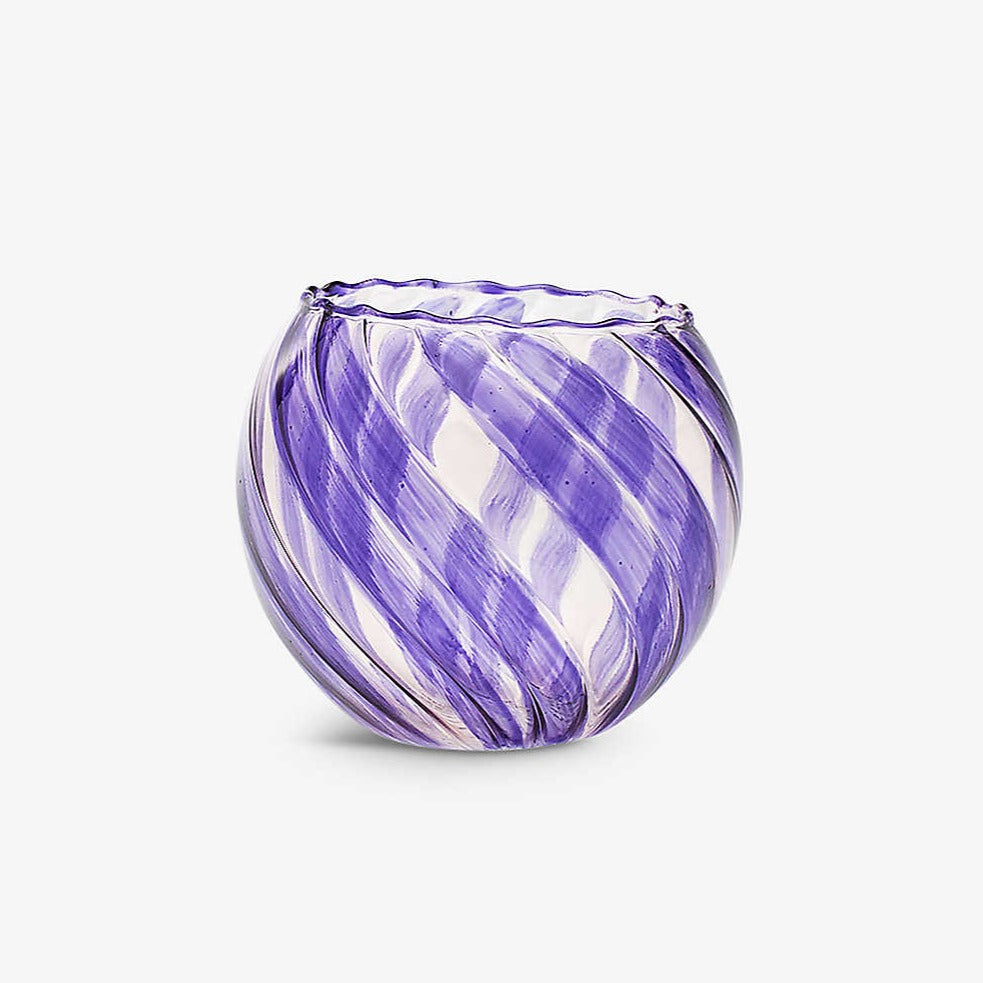 Waves Tealight Holder -Lavender