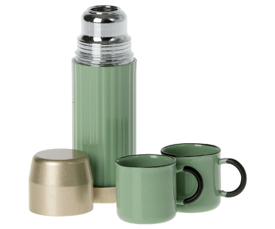 Thermos and Cups-Mint