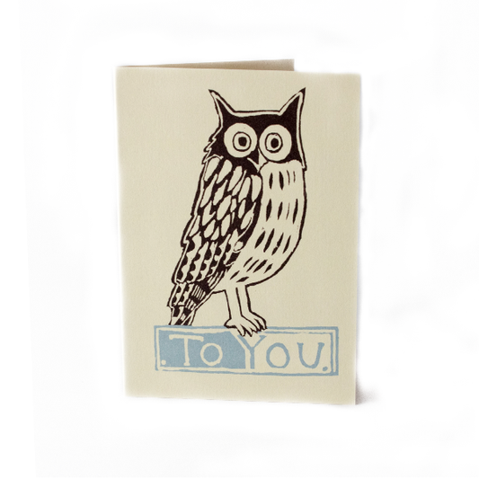 Small Card To You Owl