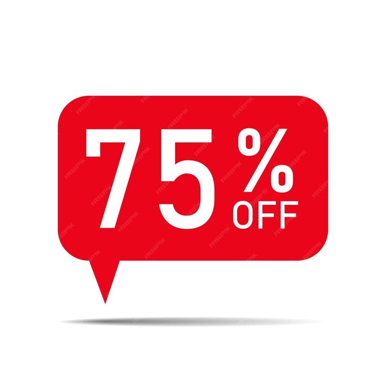 75% OFF