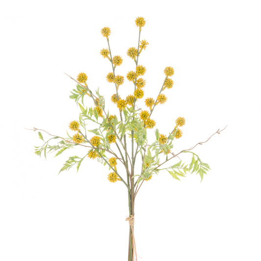 Frosted Thistle Bundle Yellow 70cm