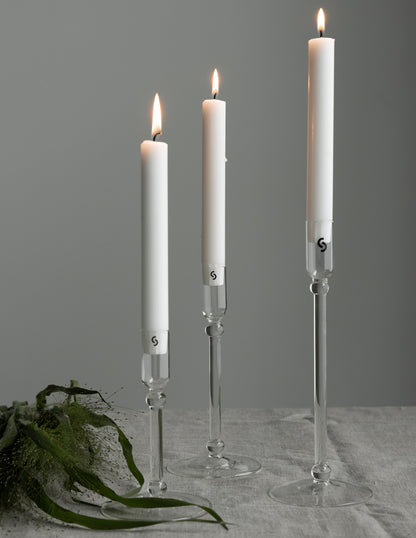Glass Candlestick / Small