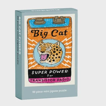 Big Cat Power - 99 Piece Mini Cat Jigsaw Puzzle