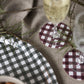 Red Gingham Coaster