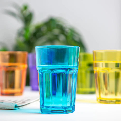 Coloured Highball Glass - 365ml-Blue