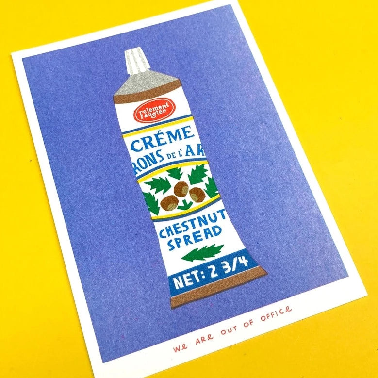 A Tube of Chestnut Spread