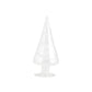 Glass Christmas Tree With Frosted Garland / Medium
