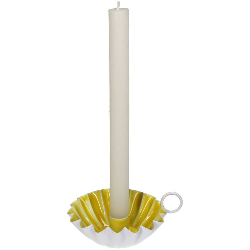 Yellow Metal Candle Stick