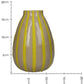 Yellow striped Vase