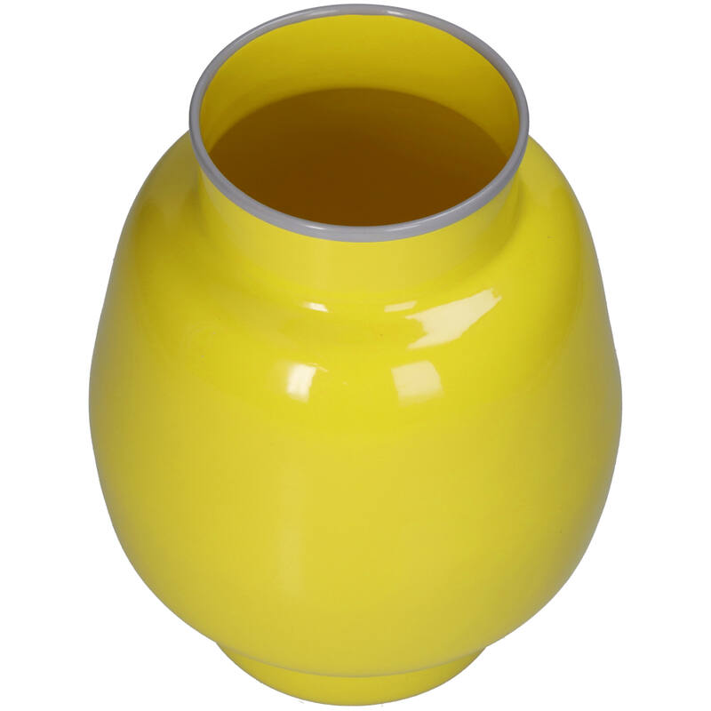 Yellow Metal Vase