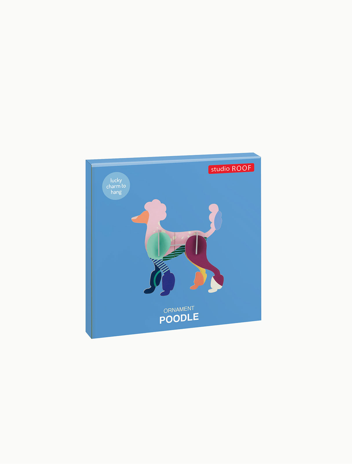 3D Poodle Lucky Charm