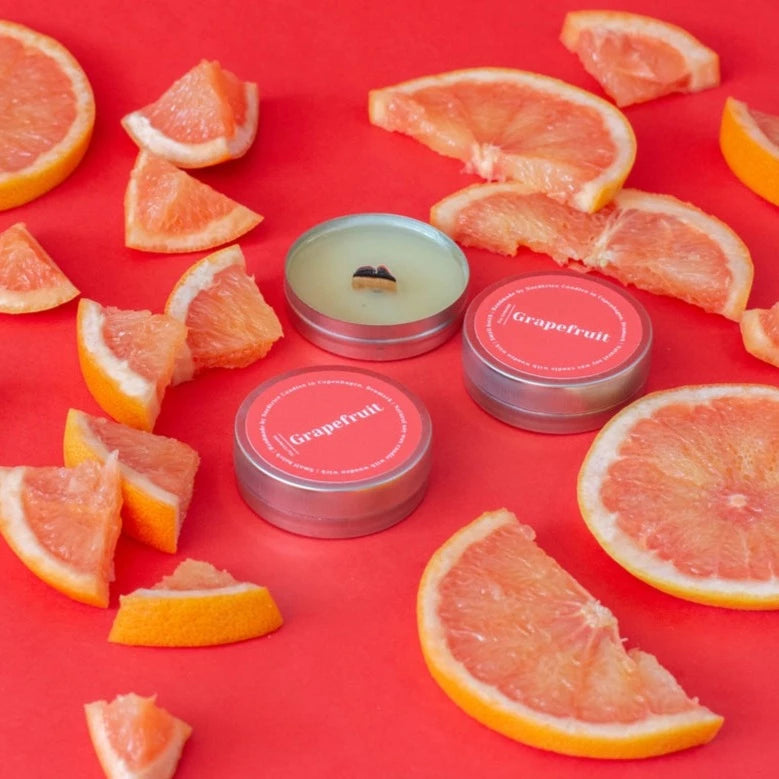 Mini Scented Soy Candles-Grapefruit
