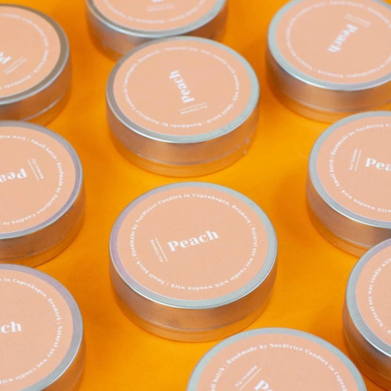Mini Scented Soy Candles-Peach