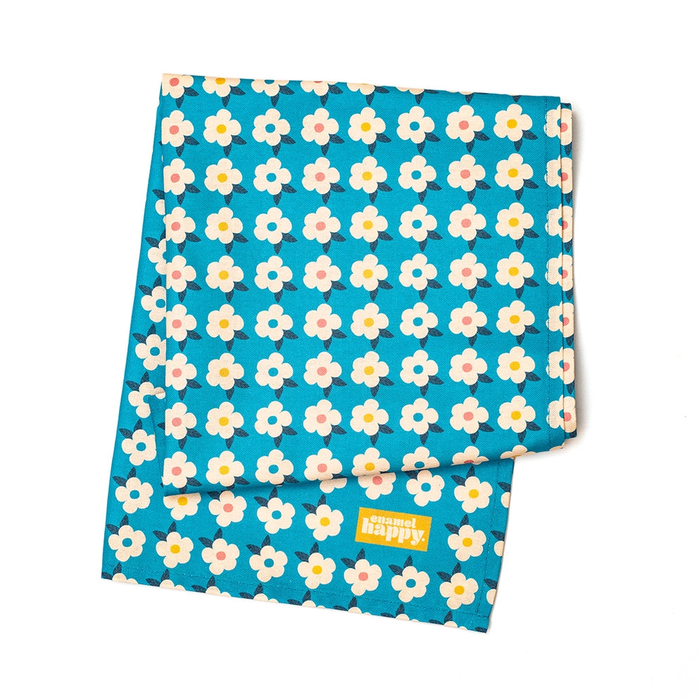Retro Print Tea Towel Set - Honey & Ocean