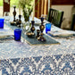 Nilaya Blue Medium Tablecloth