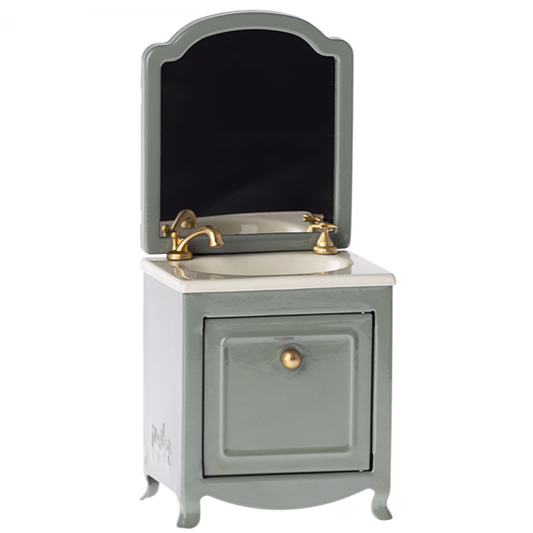 Sink Dresser with Mirror Dark Mint