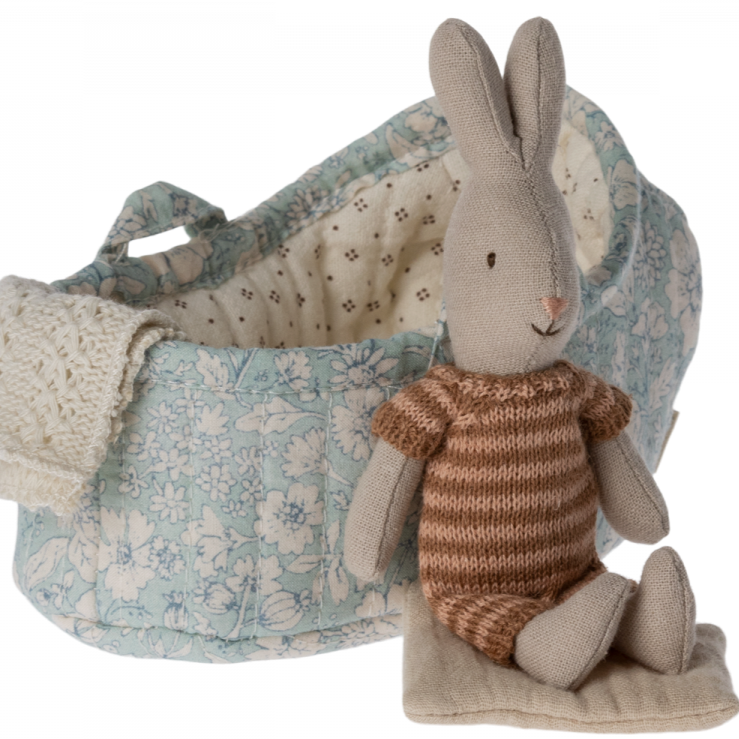 Rabbit in Carrycot-Brown