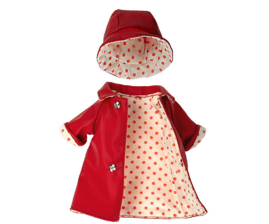 Rain Wear W Hat Teddy Mum
