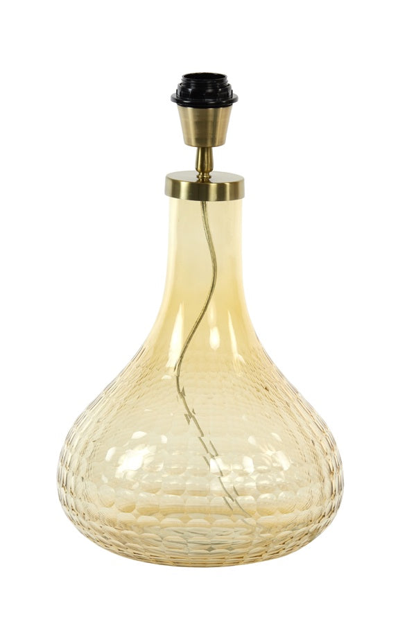 MAEKO Glass Amber Lamp Base