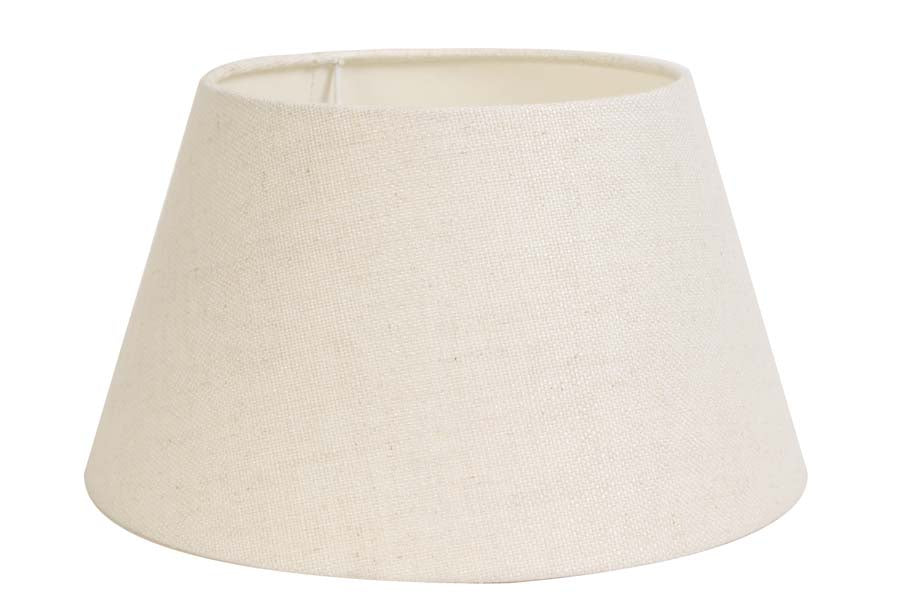 Linen Drum Shade 30cm- Eggwhite