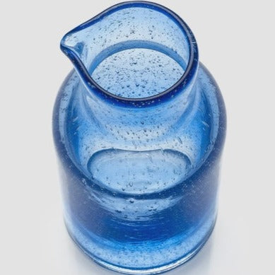 Blue Glass Carafe