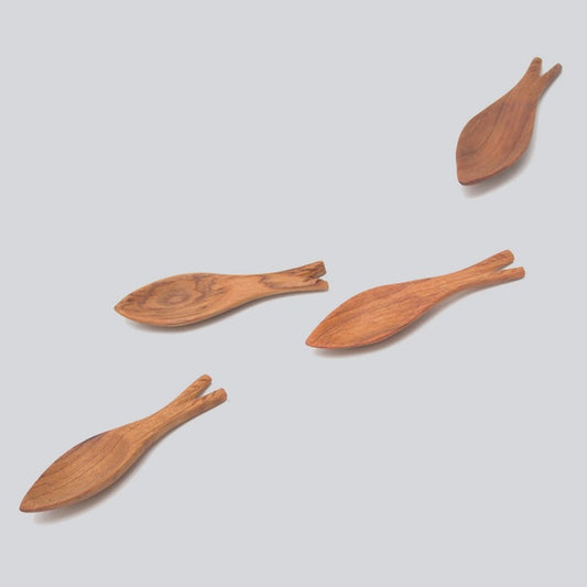 Olive Wood Fish Spoon -Small