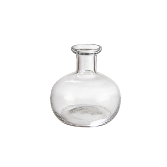 Clear Round Romance Vase