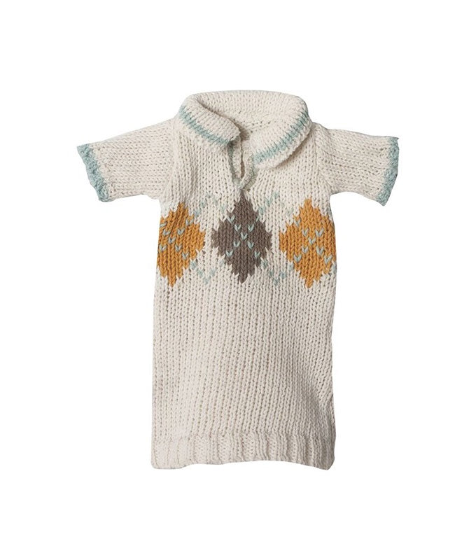 Maxi Yellow Knitted Polo