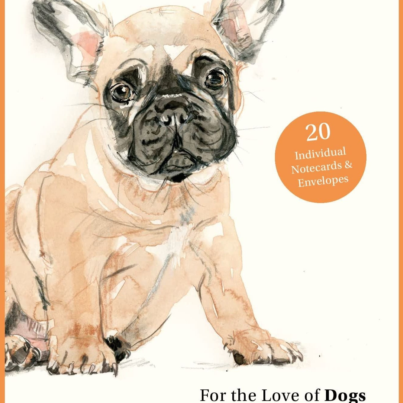 For The Love of Dogs 20 Notecards