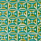 Patterned Paper-Kaleidoscope Yellow and Blue