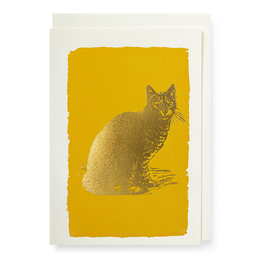 Gold Cat Card