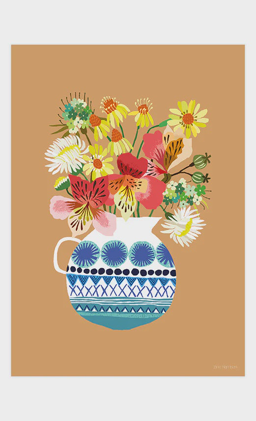 Festival Flowers Art Print A3