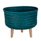 Up Low Basket with Wooden Legs