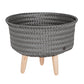 Up Low Basket with Wooden Legs