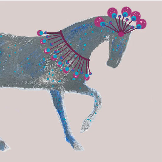 Circus Spotty Horse card