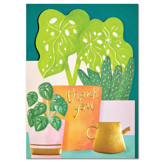 Thank You 'Plants' Greeting Card