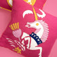 Coronation Cushion -Unicorn -Pink
